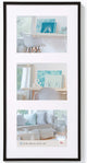 Walther New Lifestyle - Kunststoffrahmen - Fotogröße 3x 15x20 cm - Schwarz