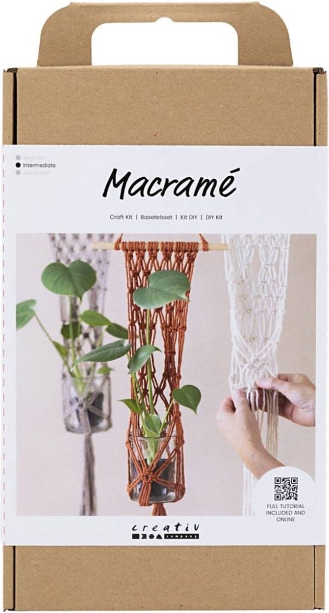 Creativ Company Hobbyset Makrame Blumenhalter