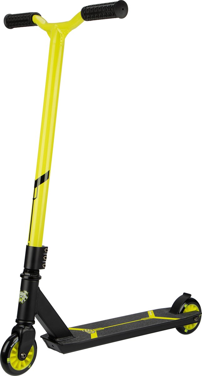 Black Dragon Stunt Scooter – Vert Racer – Schwarz fluoreszierendes Gelb – Scooter – 100 kg