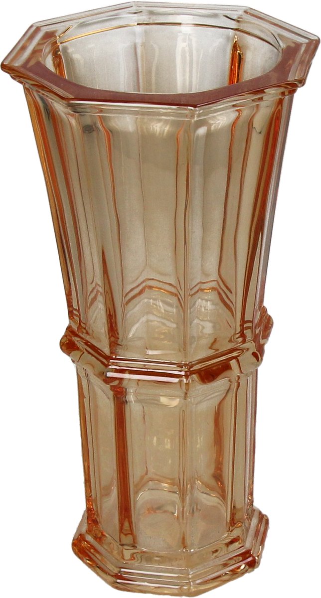HD Collection Vase Glas Orange 12,5x12,5x23cm