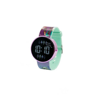 Accutime Frozen Watch LED rund, austauschbare Batterie | 3 Stück