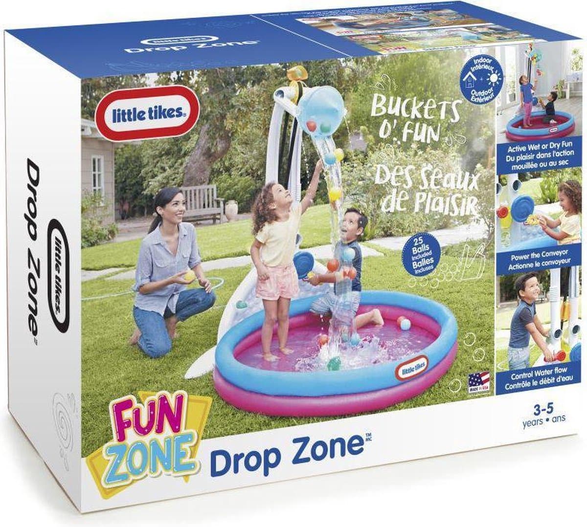 Mattel Little Tikes Drop Zone Spielset mit Schwimmbad