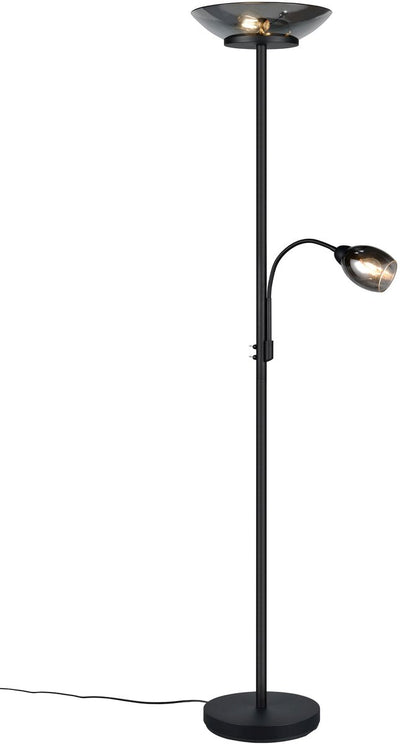 Rl Live Your Light Reality Gerry - Stehleuchte - Schwarz matt - exkl. 2x E27 4,9W - Licht separat schaltbar - flexibel