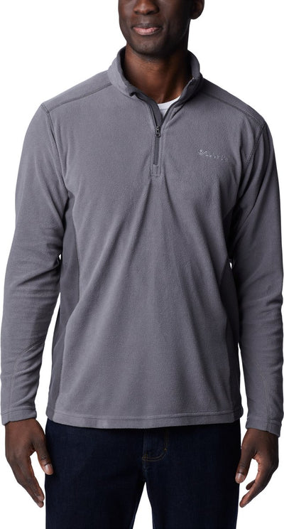 Columbia Klamath Range™ II Half Zip Fleecepullover – Fleecepullover mit halbem Reißverschluss – Outdoor-Pullover Herren – Grau – Größe M