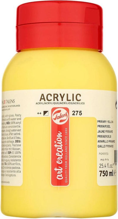 Talens Art Creation Acrylfarbtopf 750 ml Primärgelb 275