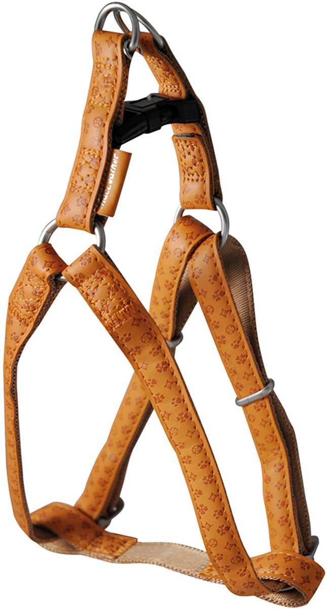 Nayeco Hundegeschirr aus Mac-Leder, braun, 25 mm x 60–100 cm