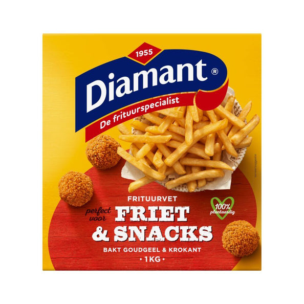 Diamant-Bratfett-Pommes-Snacks (12x 1kg)