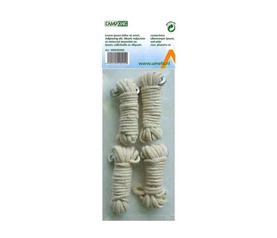 Camping Umefa Abspannleine Baumwolle 3 mm x 3 m 4 Stk