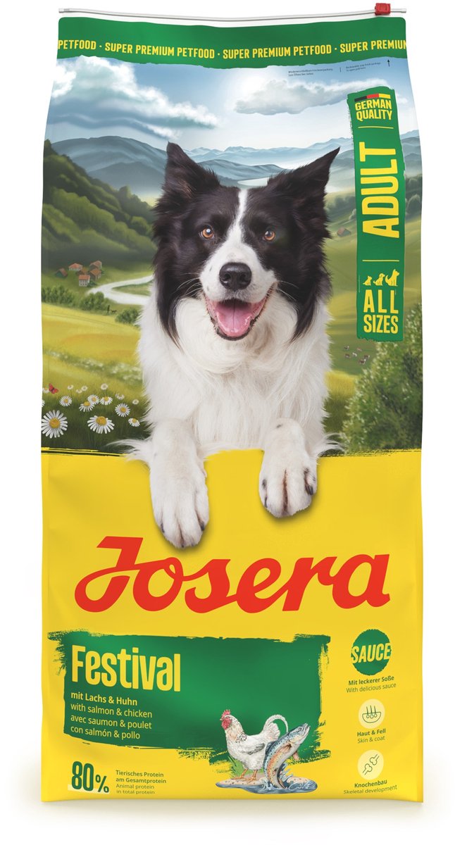 Josera Festival – Hundefutter – alle Größen für Erwachsene – 12,5 kg