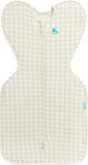 Love to dream™ Babyschlafsack swaddle up™ – Pucken – Baby 0–3 Monate – 3,5–6 kg – ganzjährig – Hahnentrittmuster