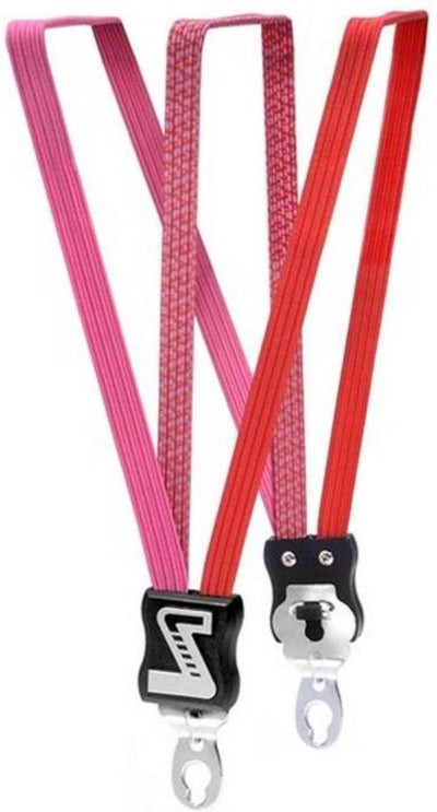 Freeway Tie-Down Trio Simson kurz mit 3 Krawatten - rosa rot