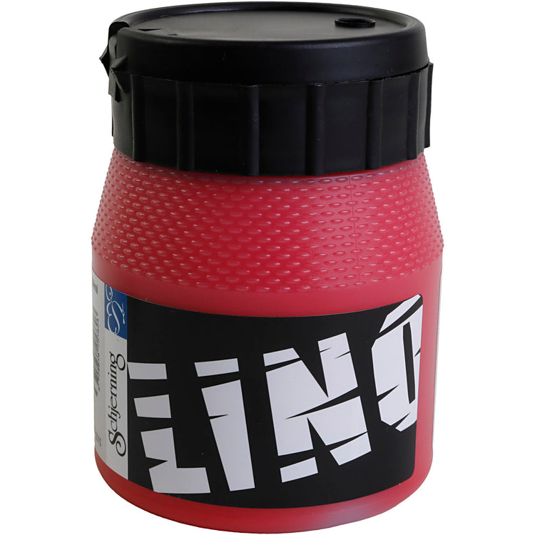 Kreativfirma Linoleum Farbe Rot, 250 ml
