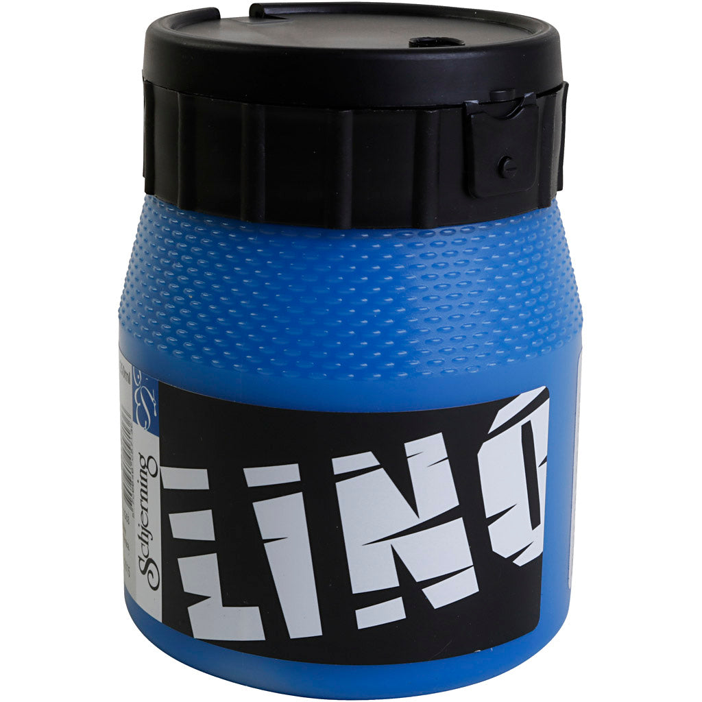 Kreativfirma Linoleum Farbe Blau, 250 ml