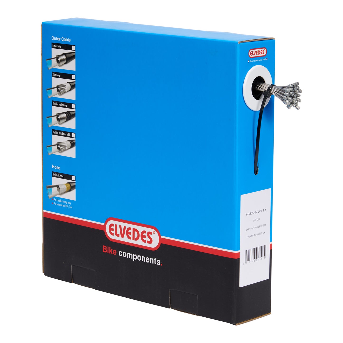 Elvedes Schaltzug Innenzug Edelstahl 49dr Nippel 4x4 Box (50)