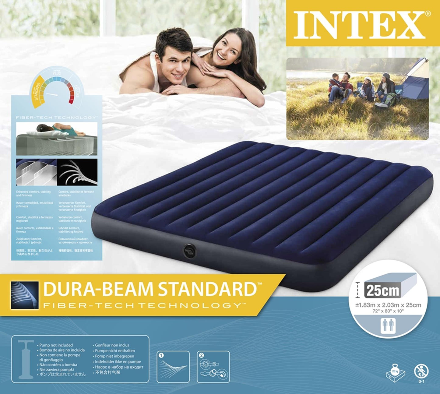 Intex klassisch dura -boam lufte - kingsize