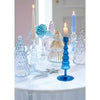 Decoris Statue Weihnachtsbaum Glas schillernd 23cm