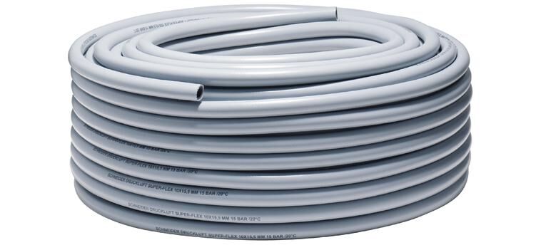 Schneider Airsystems Super-Luftdruckschlauchgrau, 15 bar 10 mm
