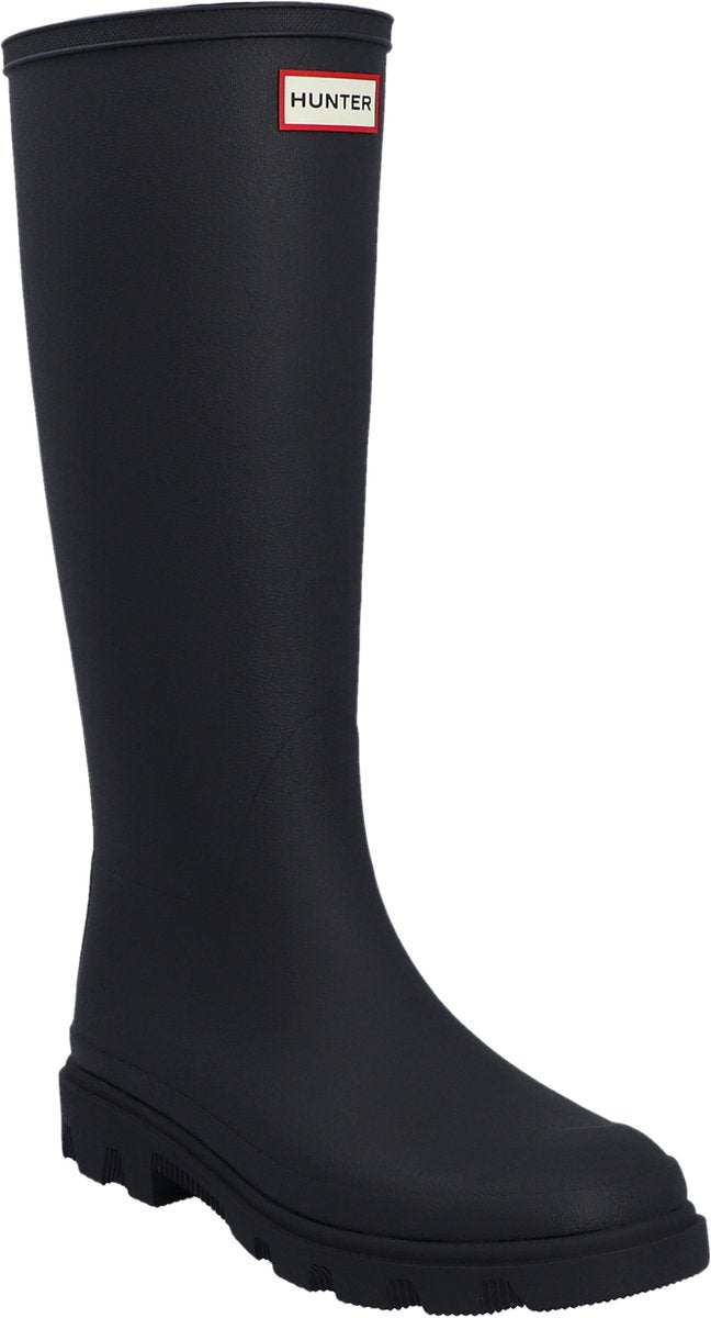 Hunter Downpour Tall Insulated Boot Unisex-Regenstiefel – Schwarz