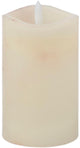 Arti casa LED-Kerze – Timer 6 Stunden – batteriebetrieben – 7,5 x 12 cm – Elfenbein