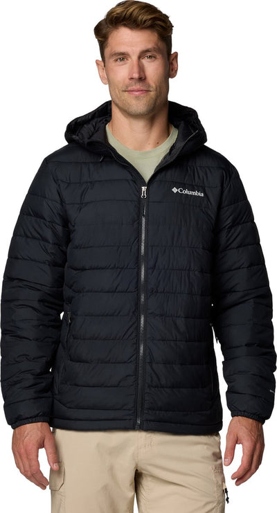 Columbia Powder Lite™ II Kapuzenjacke Herren Outdoorjacke – Schwarz – Größe L