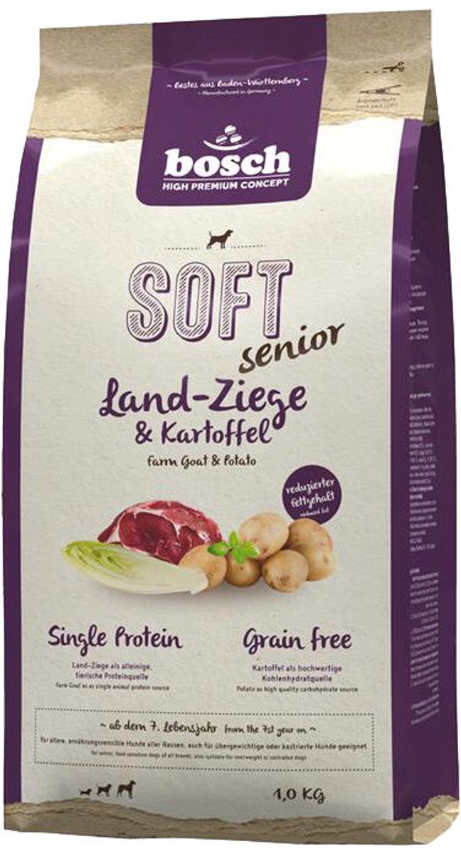 Bosch Soft-Senior-Hundefutter – Ziegenkartoffel – 2,5 kg