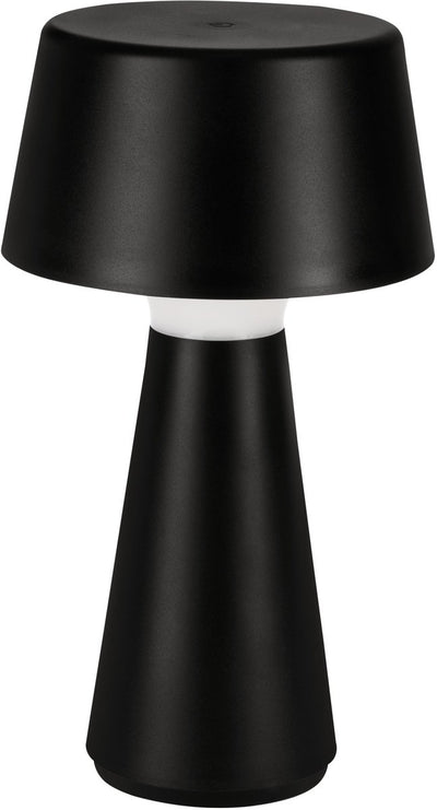Eglo Scorrano Tischleuchte – Touchdimmer – kabellos – 29 cm – schwarz – verstellbares weißes Licht – wiederaufladbar – für drinnen und draußen