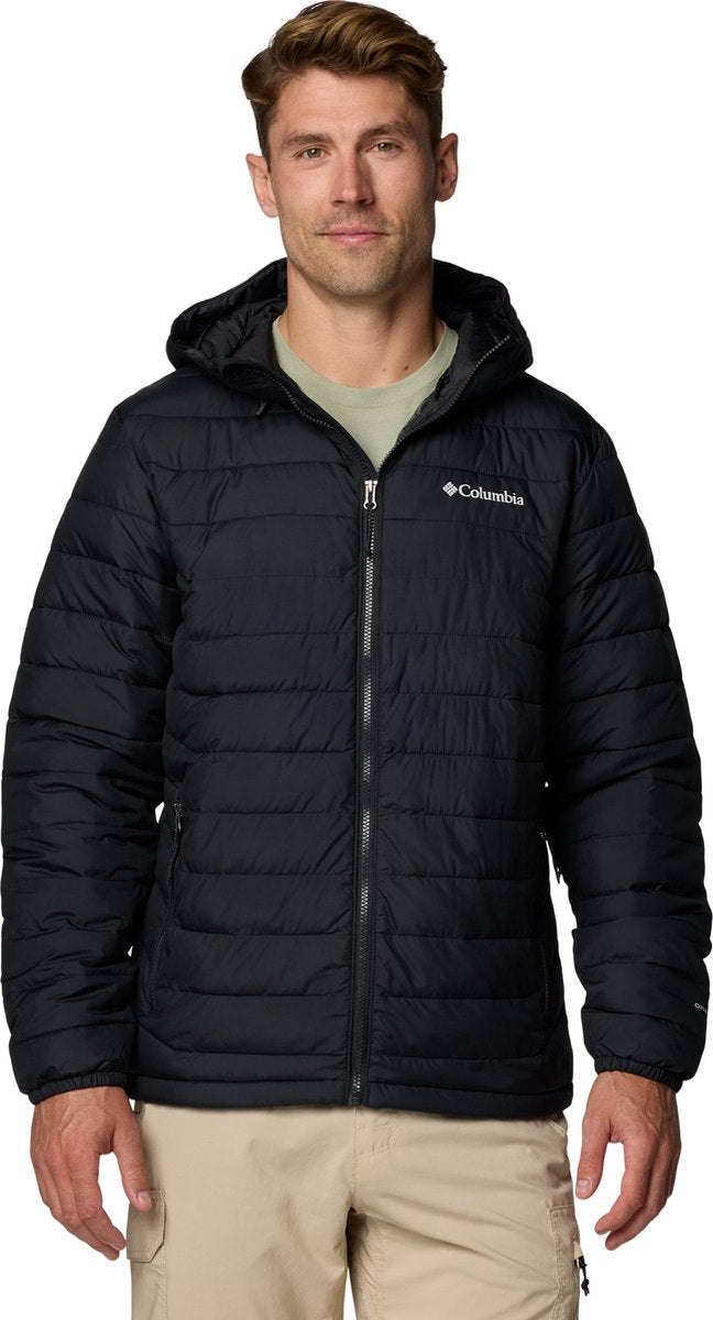 Columbia Powder Lite™ II Kapuzenjacke Herren Outdoorjacke – Schwarz – Größe M