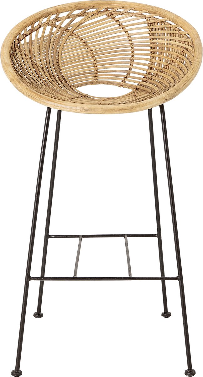 Bloomingville - Yonne Barstuhl - Beige - Rattan