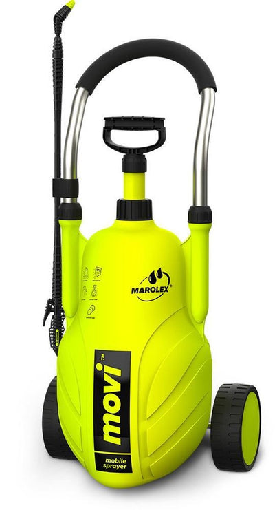 Marolex movi - Drucksprüher 16l auf Rädern - Nebelsprüher - Unkrautbekämpfung - Unkrautsprüher - Desinfektion