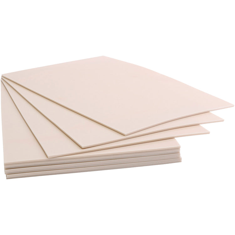 Creativ Company Linoleumplatte weich, Größe 20x30 cm, Stärke 3 mm, 10 Stück 1 Karton