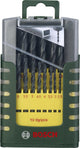 Bosch Metallbohrer-Set HSS-R - 1-10 mm - 19-teilig
