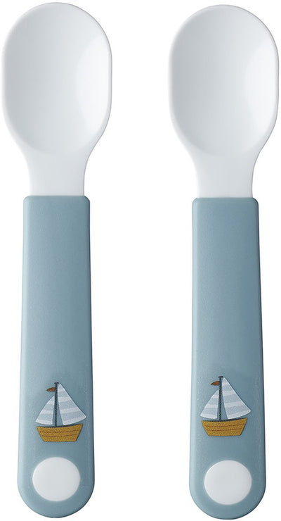 Mepal Mio Übungslöffel Little Dutch – 2er-Set – guter Halt – Kindergeschirr – Sailors Bay