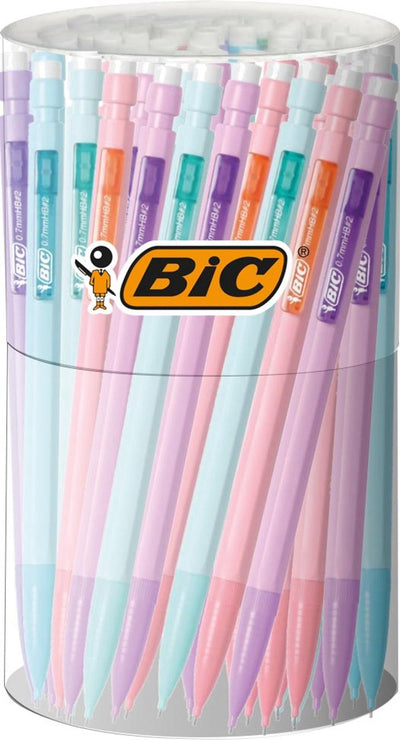 Bic matic – Druckbleistift – Pastell – Tubo mit 60 Stück – verschiedene Farben