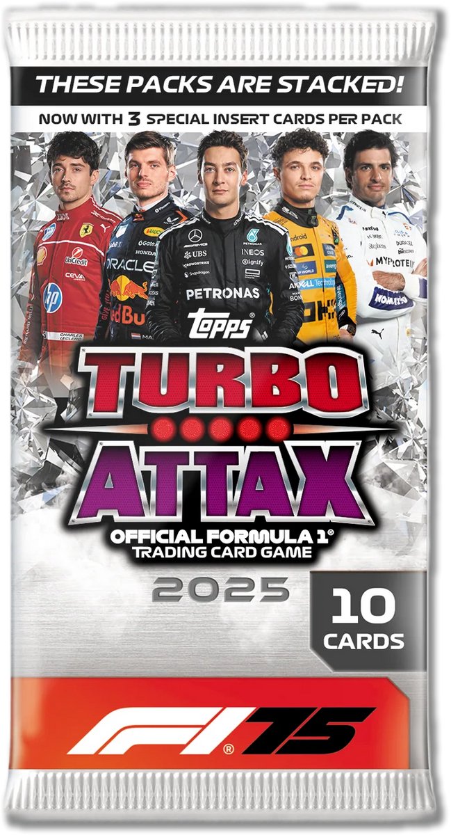 Topps Turbo Attax F1 2025 – Kartenpaket