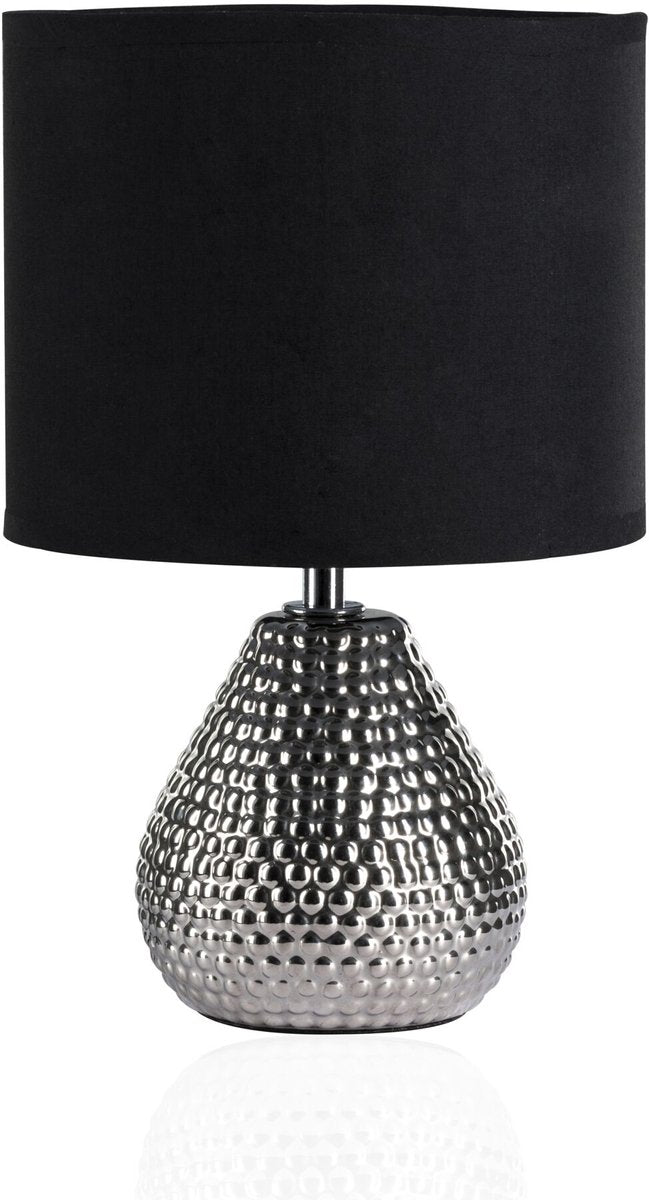 Pauleen LED-Tischleuchte Sip aus Silber E14 max. 20 W Silber, Schwarz