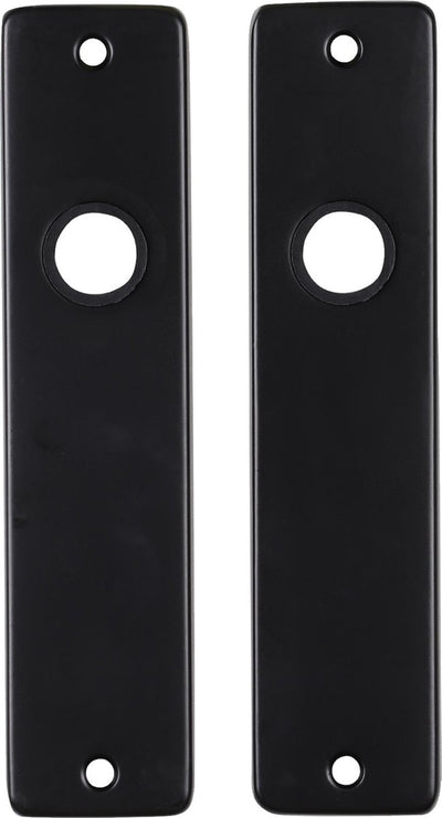 Starx Türschild – kurzes Schildrollo – Innentürbeschlag – Aluminium – schwarz