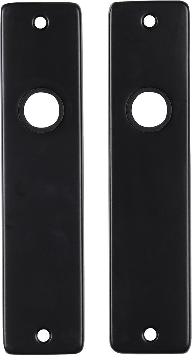 Starx Türschild – kurzes Schildrollo – Innentürbeschlag – Aluminium – schwarz