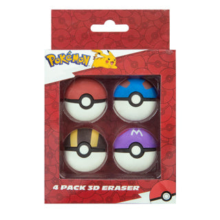 Undercover Radiergummi-Set Pokémon – 4-tlg.