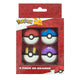 Undercover Radiergummi-Set Pokémon – 4-tlg.