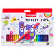 Bruynzeel Filz -Tip -Stifte Set, 50 Farben