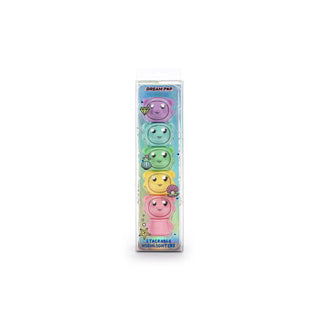 Dream Pop stapelbare Textmarker Axelot | 6 Stück