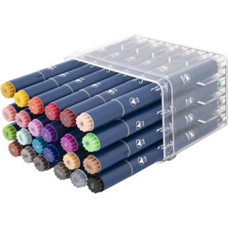 Creative Craft Group Nassau runde Doppelmarker – 24 Stück.