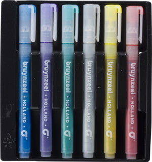 Bruynzeel Kids Glitter fühlte -Tip Stifte, 6st.