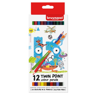 Bruynzeel Kids Twin Point Colored Stifte, 12st.