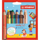 Stabilo Woody 3in1 farbige Stifte - 6 Farben