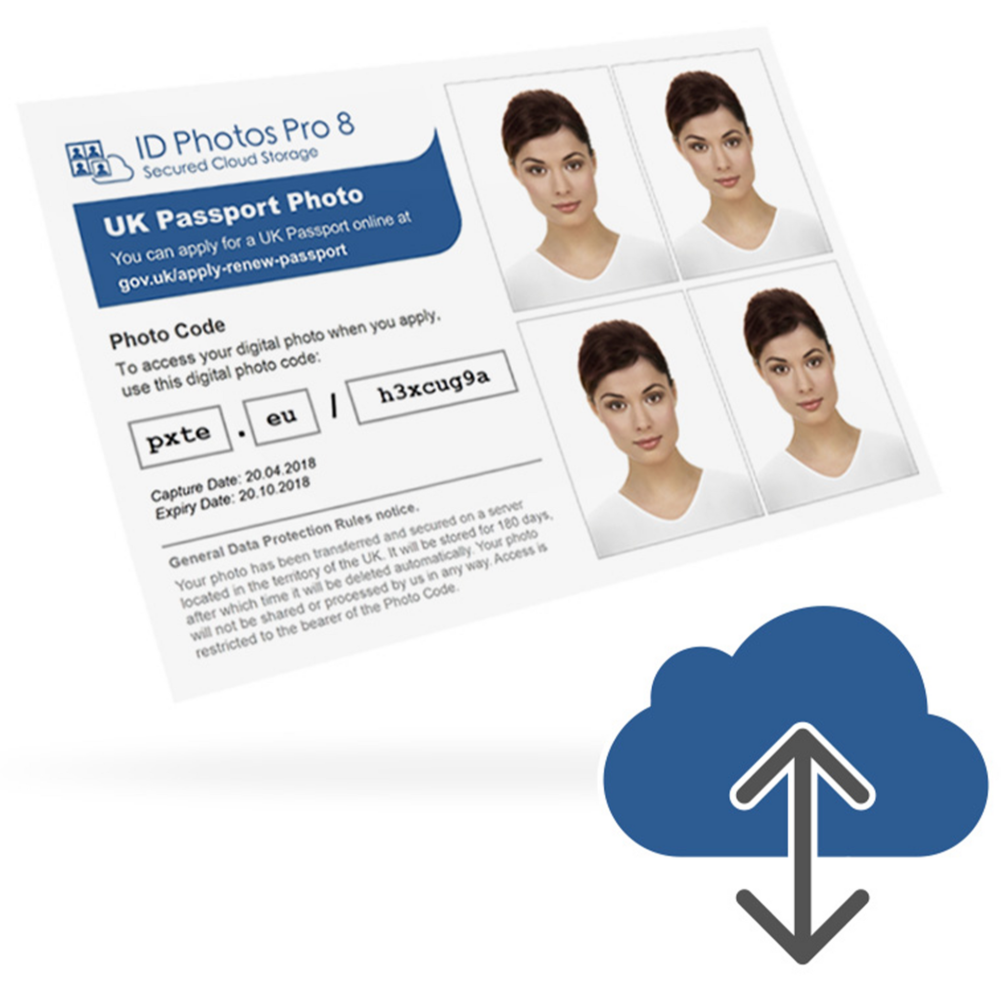 Pixel-Tech Idphotos Secure Cloud Storage Service 1 Jahr