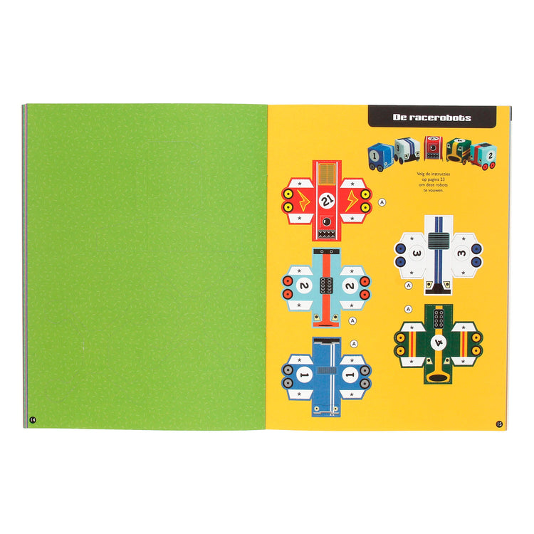 Papierspielzeug Bastelbuch Coole Roboter