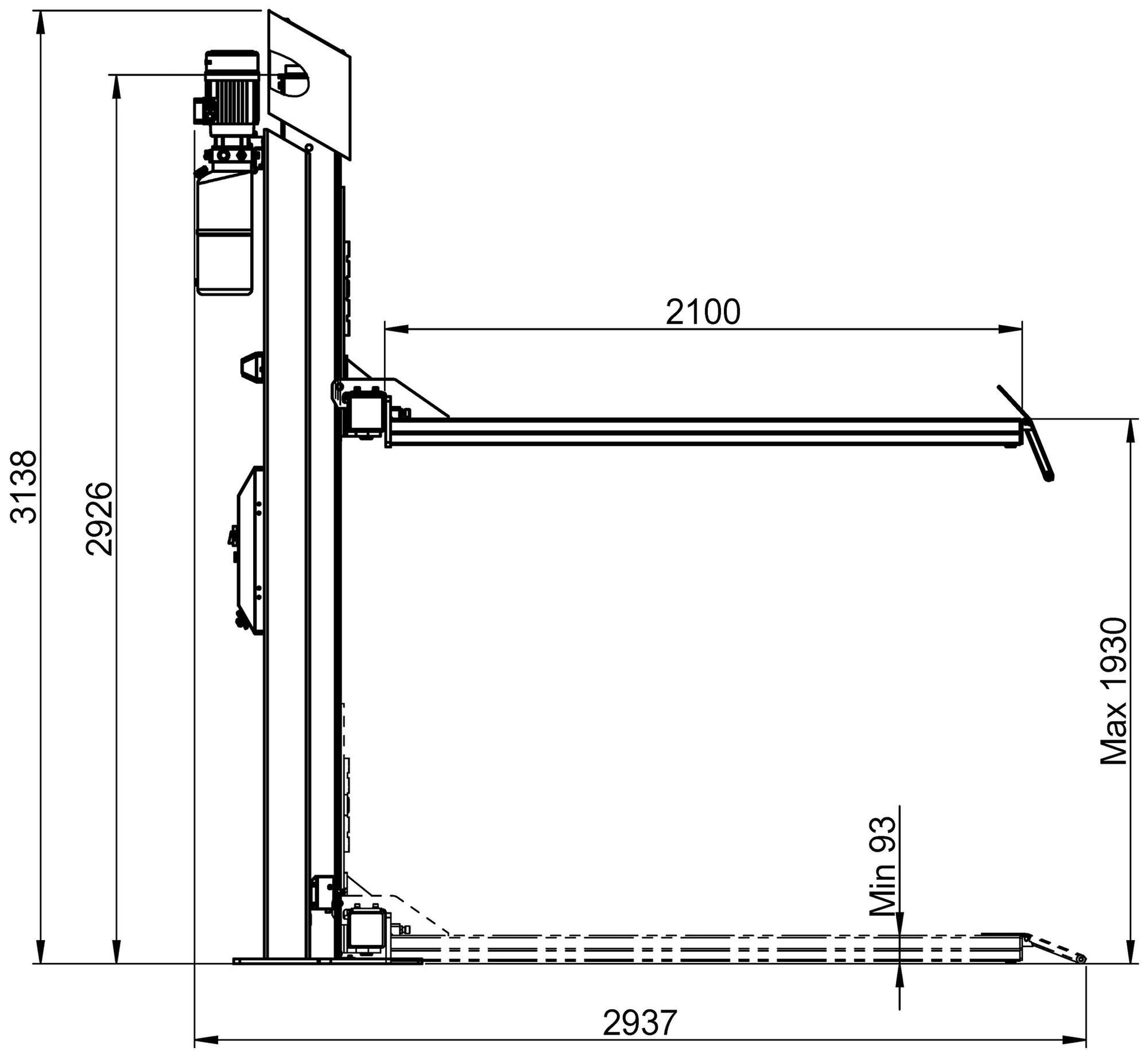 Ath-Heinl Lift w. Radgabeln Atm-Single Lift 12pl