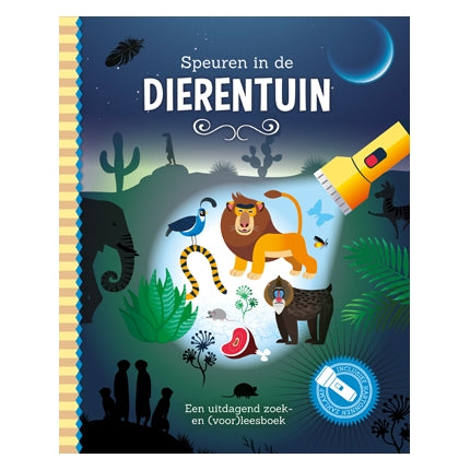Suchen Sie im Zoo + Papp -Taschenlampe