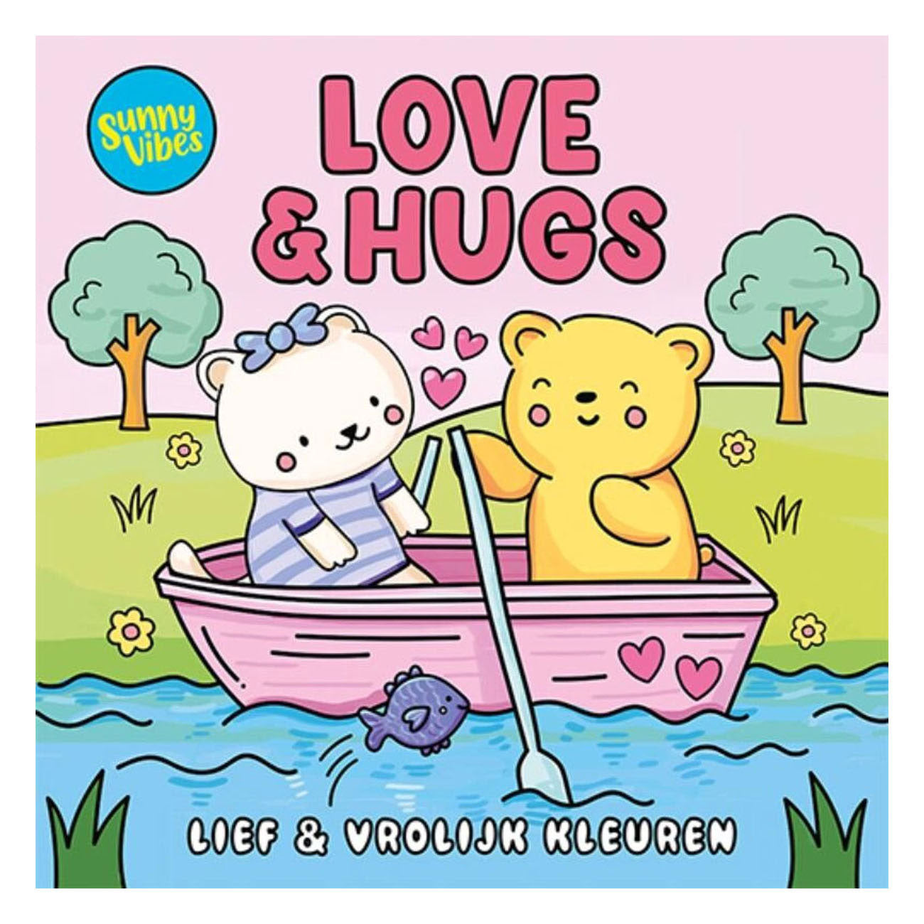 Lantern Publishers Malbuch Sunny Vibes – Liebesumarmungen